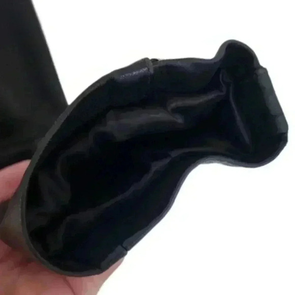 Aritzia Talula Hendrix Leather Jacket Biker  Black Silver Hardware Women's Med - Picture 13 of 16